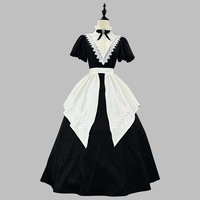 Black maid costume Halloween maid costume - Thumbnail 1
