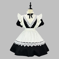 Black maid costume Halloween maid costume - Thumbnail 2