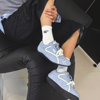 BABY BLUE CUTE BOW SNEAKERS - Thumbnail 1