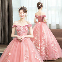 new style stage annual meeting host evening dress long performance dress for women - Thumbnail 4