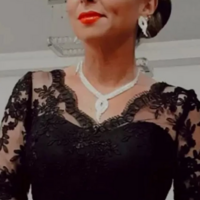 Charming A Line Satin Long Sleeves Mother of the Bride Dress Prom Dress with Lace - Thumbnail 14