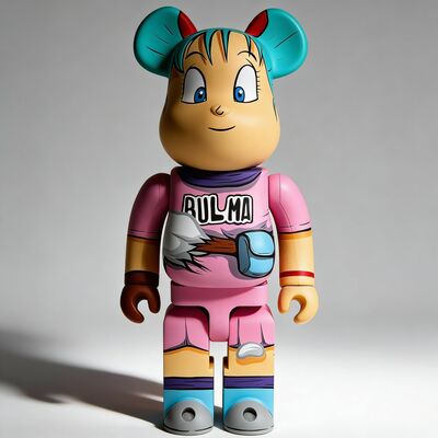 Custom Bearbrick 400% by Dhani Barragan"Bulma" 