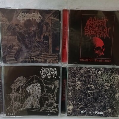 Abominablood, abhorrent execration , putrefilth, pure massacre cds - Thumbnail 1