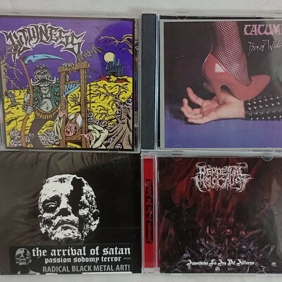 Rawness, cacumen, the arrival of satan, perpetual holocaust cds - Thumbnail 1