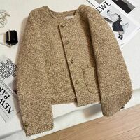 New Fashion Khaki Short jacket - Thumbnail 3