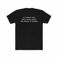 Free Shipping-"2.1 billion men don't know.." Tee - Thumbnail 2