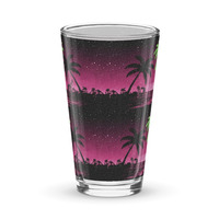 Neon Night Pint Glass - Thumbnail 2