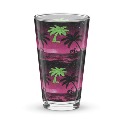 Neon night pint glass - Thumbnail 5