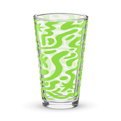 Lava lamp pint glass