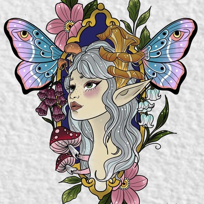 Fae queen art print 
