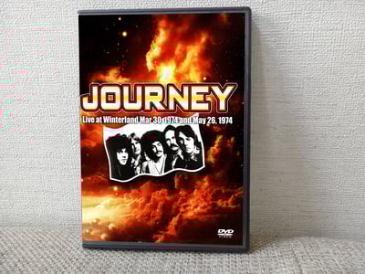 JOURNEY Live At The Winterland Ballroom, San Francisco, CA 03.30.1974 & 05.26.1974 DVD
