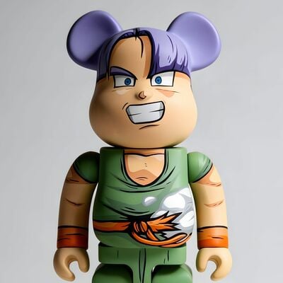 Custom bearbrick 400% by dhani barragan "trunks"  - Thumbnail 3