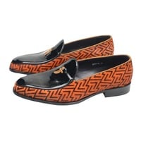 Men's handcrafted high-quality business casual top-layer cowhide leather loafers - Thumbnail 1