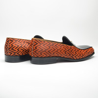 Men's handcrafted high-quality business casual top-layer cowhide leather loafers - Thumbnail 2