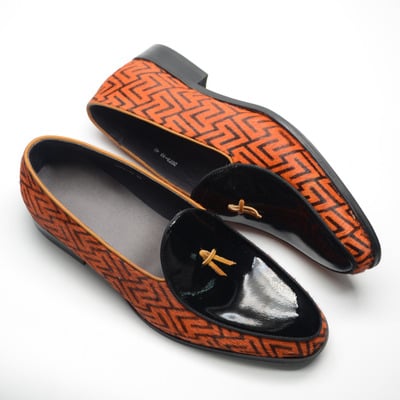 Men's handcrafted high-quality business casual top-layer cowhide leather loafers