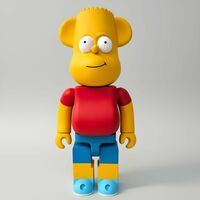 Custom Bearbrick 400% by Fer MG "Eat My Brick!"  - Thumbnail 1