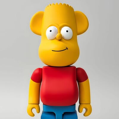 Custom bearbrick 400% by fer mg "eat my brick!"  - Thumbnail 3