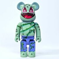 Custom Bearbrick 400% by Rebeca Khamlichi "Bulbasaur"  - Thumbnail 6
