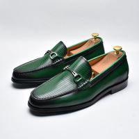 Hand-rubbed top layer cowhide men's loafers  - Thumbnail 1