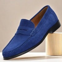 Men's slip-on top-layer cowhide loafers 3 colors - Thumbnail 2