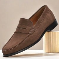 Men's slip-on top-layer cowhide loafers 3 colors - Thumbnail 1