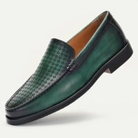 Men's slip-on top-layer cowhide loafers - Thumbnail 3