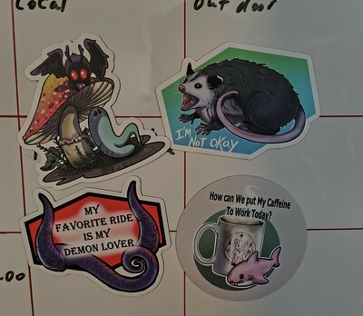 Floppy Magnets (sold separatley) 