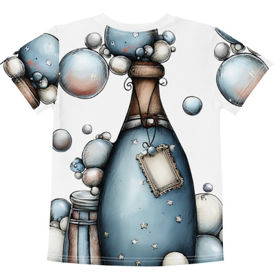 Blue times kids cotton crew neck t-shirt