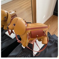 Daschund Dog Tote Bag Handbag - Thumbnail 2