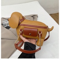 Daschund Dog Tote Bag Handbag - Thumbnail 4