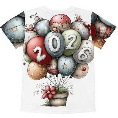 2026 Kids cotton crew neck t-shirt