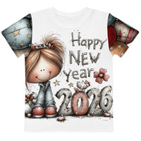 2026 Kids cotton crew neck t-shirt - Thumbnail 1