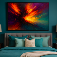 Vortex of Light - Abstract Firestorm in Motion - Thumbnail 3