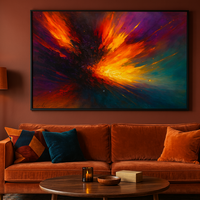 Vortex of Light - Abstract Firestorm in Motion - Thumbnail 4