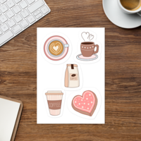 Coffee Sticker sheet - Thumbnail 1