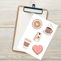 Coffee Sticker sheet - Thumbnail 2