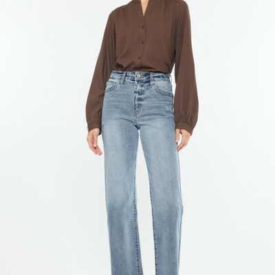 Kancan high rise slim wide leg