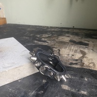 Premade Tall British Stud & D-Ring Wristband - Thumbnail 4