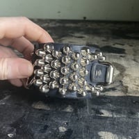 Premade D-Rings 5-4-5 short British studs Cuff - Thumbnail 6