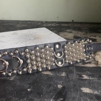 Premade D-Rings 5-4-5 short British studs Cuff - Thumbnail 8