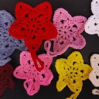 Handmade Crochet Star Ornaments - Thumbnail 2