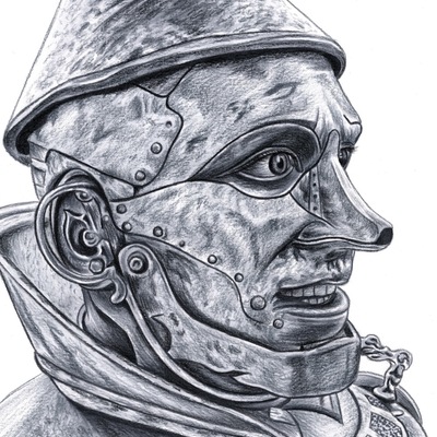 Tin man drawing