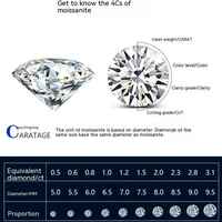 Sterling Silver Leaves Moissanite Ear Clips Earrings - Thumbnail 5