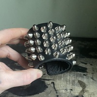 Premade 5-4-5 short British studs Cuff - Thumbnail 7