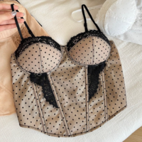 Fishbone lace camisole top - Thumbnail 4