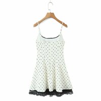 Sexy princess-style dress with lace and polka dot details. - Thumbnail 4