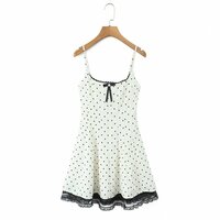 Sexy princess-style dress with lace and polka dot details. - Thumbnail 6