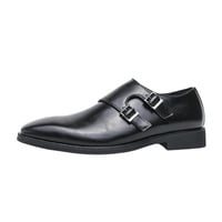 Monk Shoes Men's Double Buckle Professional Business Formal Shoes 2 colors - Thumbnail 2
