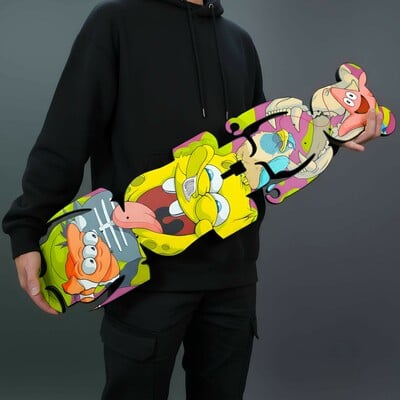 Art Skateboard by Dhani Barragan "Bear Skate Brick" 