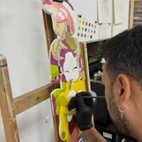 Art Skateboard by Dhani Barragan "Bear Skate Brick"  - Thumbnail 5